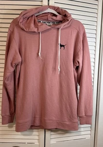 Victoria’s Secret PINK Hoodie Women’s Large Pink Hoodie Sweatshirt - Picture 1 of 8