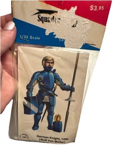 Squadron Rubin Miniature 54mm German Knight 1490 #192 1/32 NEW - Picture 1 of 6