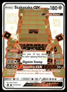 Stakataka GX Shiny Holo Rare Hidden Fates: Shiny Vault SV74/SV94 NM - Picture 1 of 2