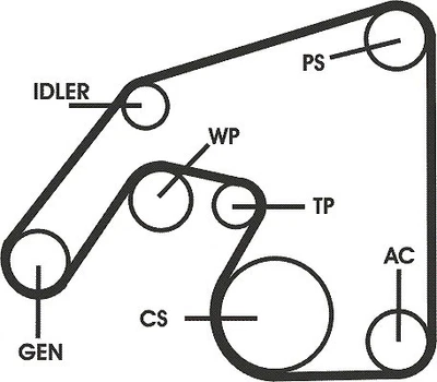 CONTINENTAL CTAM Jeu de courroies striées pour MERCEDES-BENZ - Photo 1/2