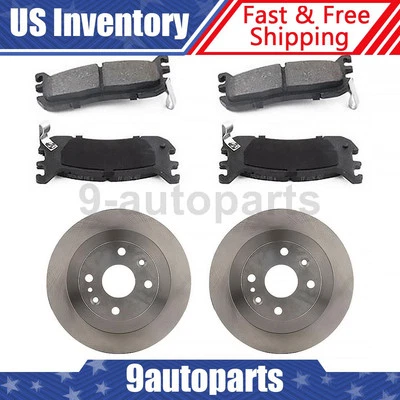 Rear Brake Rotors & Brake Pads For 1995 1996 Mazda Protege - Image 1 of 4