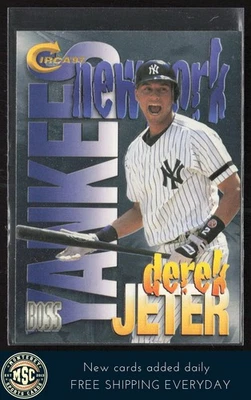 Derek Jeter 1997 Circa Boss #8 New York Yankees Salón de la fama Leyenda Capitán Foto 1 de 2