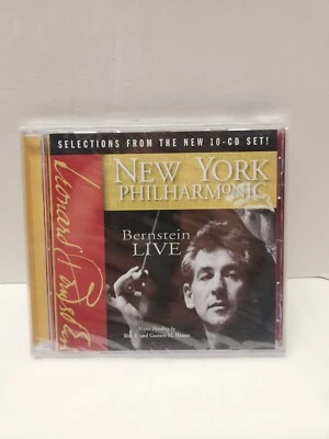 Bernstein Live with the New York Philharmonic (CD, 2000) Brand New Sealed - Image 1 of 4