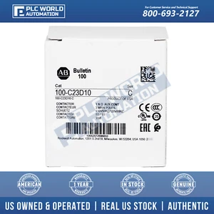 Allen Bradley 100-C23D10 IEC Contactor, IEC, 110/120 VAC, 3-Pole, 23A, New - Picture 1 of 5