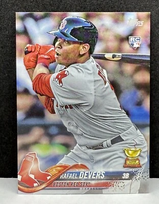Rafael Devers 2018 Topps On Demand MINI RC #18 Boston Red Sox Rookie Card - Image 1 of 2