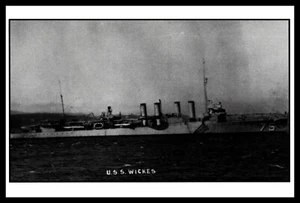 Postcard USS Wickes DD-75 - Picture 1 of 2