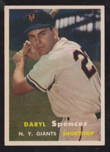 1957 TOPPS BASEBALL #49 DARYL SPENCER NM *** FREE SHIPPING *** - Picture 1 of 1