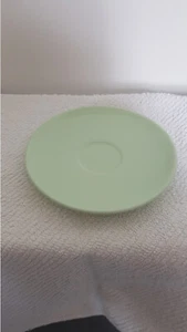 Melitta Minden Untertasse grün Keramik 50er 1950 - Bild 1 von 3