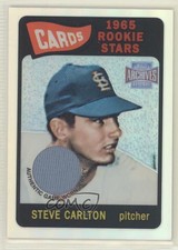 2001 Topps Archives Reserve Rookie Reprint Relics Steve Carlton #ARR15 HOF