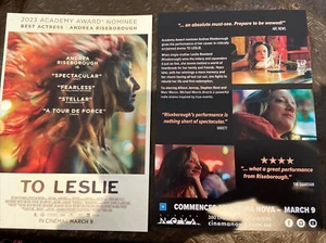 To Leslie Promotional Double Sided Flyer - Picture 1 of 1