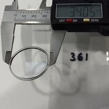 OMEGA ( Ω ) 340 Crystal plexiglás - ( Aro Negro )