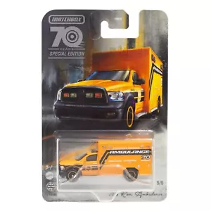 MATCHBOX 1/64 70 YEARS ANNIVERSARY 2019 RAM AMBULANCE HMV17 - Picture 1 of 1