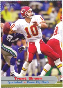 DEPORTES ILUSTRADOS para NIÑOS Trent Green CHIEFS Indiana HOOSIERS - Imagen 1 de 1