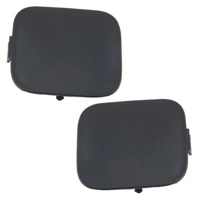 1 par de tapas de gancho de remolque para parachoques delantero aptas para Toyota Prius V 2012-2014 Foto 1 de 4