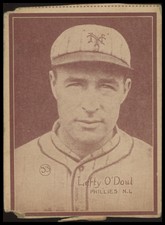 1931 W517 Lefty O'Doul #33 Hand Cut Strip Card - Poor Original & Authentic