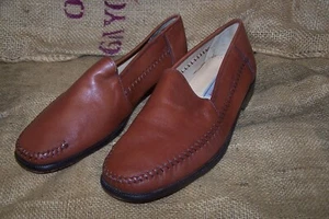 M Sandro Moscoloni Delano Mens 9 Brown Loafers - Picture 1 of 14