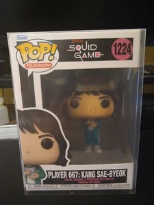 Funko Pop! Fernseher. Spieler 067: Kang Sae-Byeok. Squid Game #1224. Mit Protektor - Bild 1 von 7