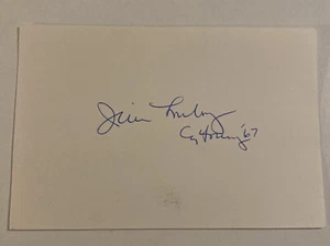 Jim Lonborg Cy Young Award 1967 Boston Red Sox Signature Signed Card - Picture 1 of 3
