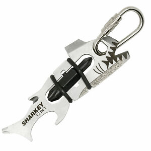TRUE UTILITY Sharkey 12-in-1 Mini Multi Tool Taschen Messer Schlüsselanhänger