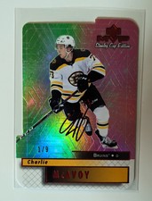 2019 MVP Stanley Cup Edition Colors and Contours Purple /9 Charlie McAvoy