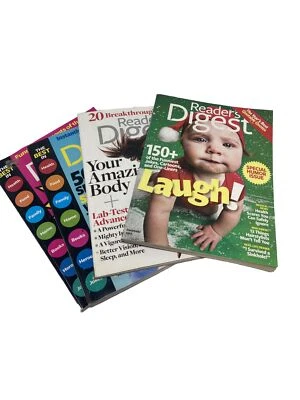 Lot of 4 Readers Digest Magazine Feb Sept Oct Dec 2012 - Image 1 of 4