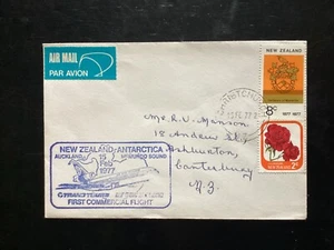 NZ 1977 FFC Christchurch-McMurdo Sound, Antarctica 1st Commercial Flight(NZF968) - Picture 1 of 2