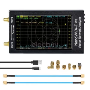 Nowy wektorowy analizator sieci NanoVNA-F V3 1MHz-6GHz VNA do MF / HF / VHF / UHF / SHF - Zdjęcie 1 z 10