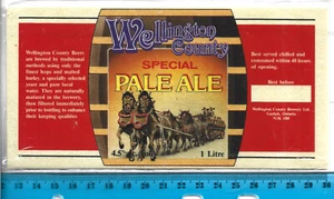 CANADA WELLINGTON COUNTY SPECIAL PALE ALE BEER LAGER LABELS - Bild 1 von 1