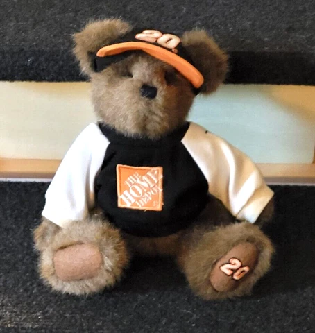 Vintage Boyds Bears Tony Stewart Number 20 Nascar Home Depot Racing Plush 10" Cover