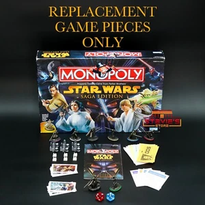 Monopoly Star Wars Saga Edition 2005 Replacement Game Pieces You Pick Free Ship - Picture 1 of 38