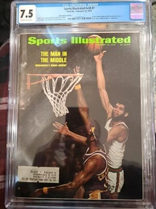 Sports Illustrated #v38 #7 1973 Kareem Abdul Jabbar HOF BUCKS WILT Cover CGC 7.5 - Picture 1 of 7