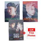 EXO 6th Album OBSESSION Chanyeol Chen Photo Folded Poster + Gift + Tracking