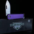 BEAR & SON SMALL SLIP JOINT EVERY DAY CARRY POCKET KNIFE PURPLE 