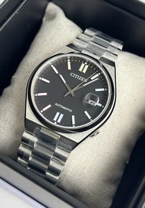 Citizen Watch * NJ0151-53E Tsuyosa Automatic Rainbow Hours Black Date Dial - Picture 1 of 7