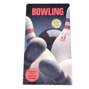 Bowling Starring Wayne Webb And Lisa Wagner (VHS, 1987 Spinnaker) "Improve Your - Picture 1 of 9