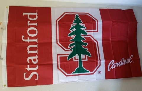 NWT - STANFORD CARDINAL FLAG LARGE 3'X5' STANFORD UNIVERSITY Cover