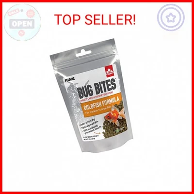 Alimento para peces dorados Fluval Bug Bites, pellets para peces de tamaño mediano a grande, 3,5 Foto 1 de 2