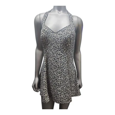 Traje de baño It Figures para mujer 10 negro blanco floral adelgazante ropa de playa Foto 1 de 4