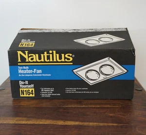 New - Nautilus Model N164 70CFM Two-Bulb Infrared Heater Exhaust Fan - Picture 1 of 11