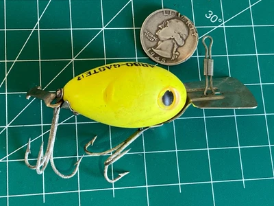 ВИНТАЖНЫЙ FRED ARBOGAST ARBO-GASTER CHARTREUSE РЫБОЛОВНАЯ ПРИМАНКА ПРИМАНКА ВИНТАЖНЫЙ США ПОГРУЖЕНИЯ - Изображение 1 из 4
