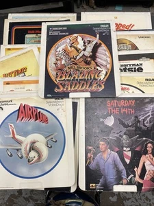 Lot of 19 CED Selectavision Video Discs Comedy Airplane Blazing Saddles Vacation - Picture 1 of 13