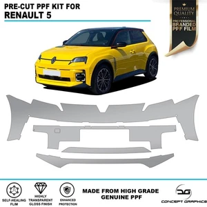 Protector de virutas de piedra de parachoques delantero curativo PPF película de protección de pintura para Renault 5 - Imagen 1 de 4