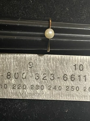 anillo perlas oro amarillo 18k talla 6 Foto 1 de 4