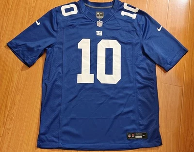 Camiseta deportiva para hombre Nike Eli Manning New York Giants azul juego de la NFL talla L nueva sin etiquetas 2X campeón SB Foto 1 de 4