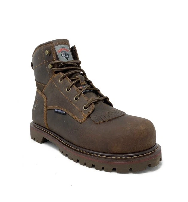 Herman Survivors MNHS40AG001 200g Insulated Steel Toe Leather Work Boots Mens 13