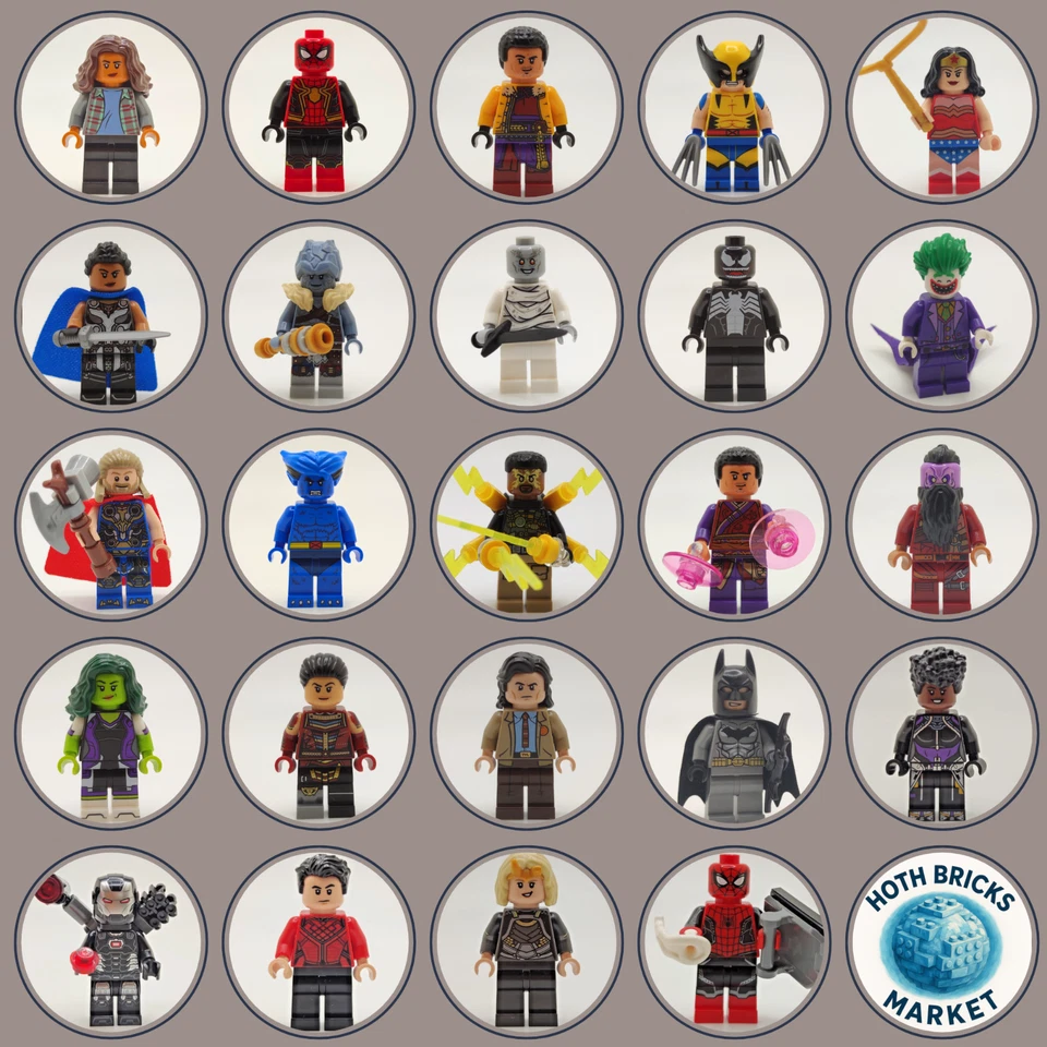 LEGO® Super Heroes - Minifiguren zur Auswahl 4 - Valkyrie, Wong, Wolverine uvm - Bild 1 von 1
