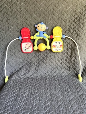 Fisher Price Asiento Gorila Mono Móvil Giratorio Juguete Barra Arco Repuesto Foto 1 de 4