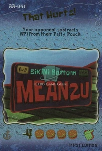 That Hurts! - Aquatic Amigos - Spongebob TCG - Picture 1 of 6