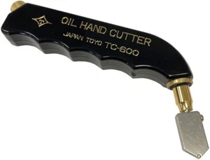 Toyo Thick Glass Cutter Pistol Grip Tap Wheel TC600SVB Self Oil - Picture 1 of 1