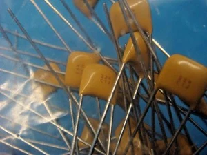 (10) AVX SR301C224JAA 0.22uF 100V 5% X7R 5.08mm RADIAL MLCC CERAMIC CAPACITOR  - Picture 1 of 5